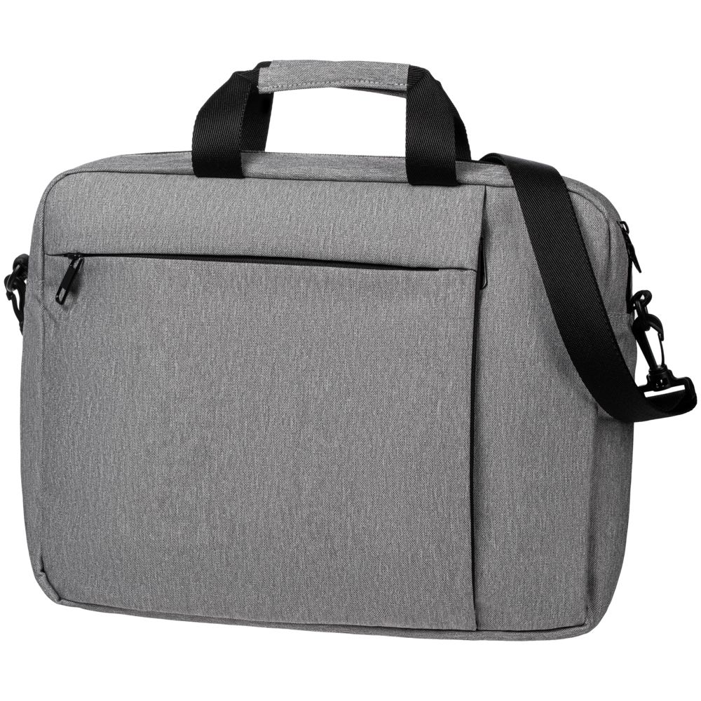 Сумка для ноутбука Oneworld, серая — изображение 3