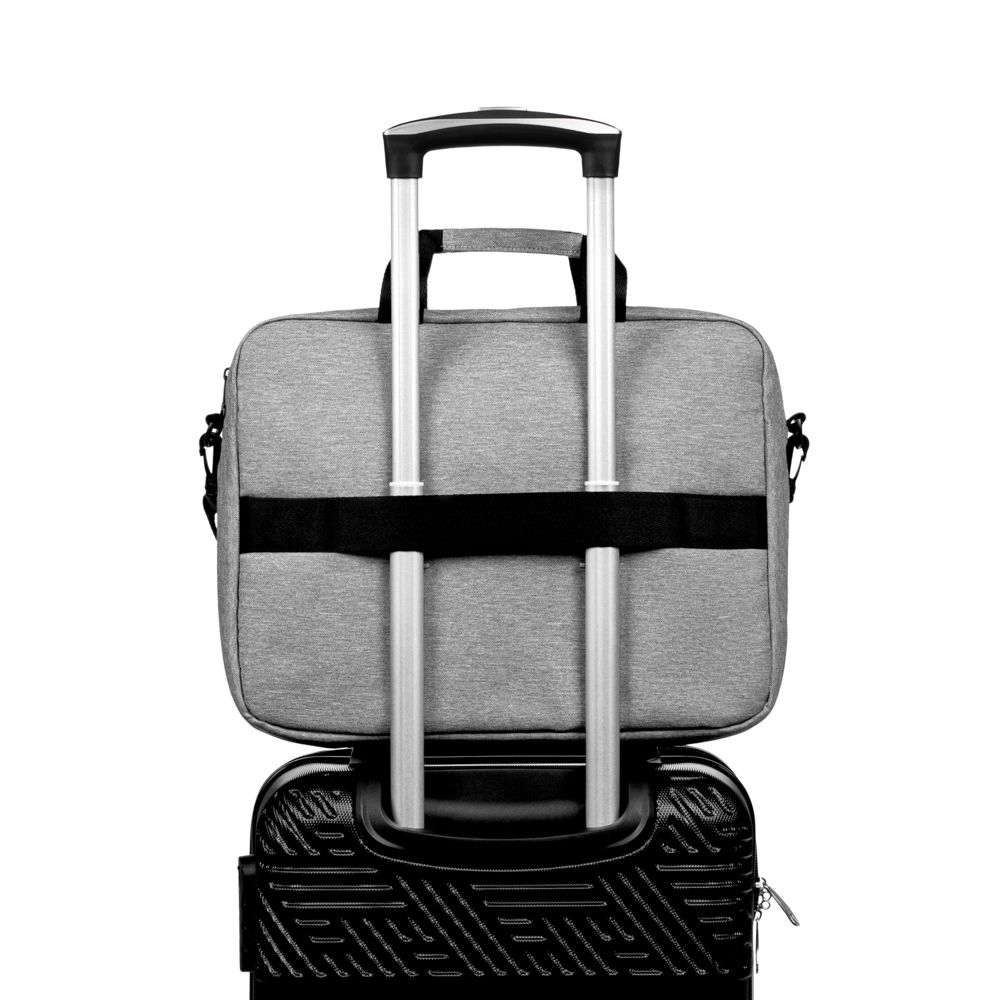 Сумка для ноутбука Oneworld, серая — изображение 9