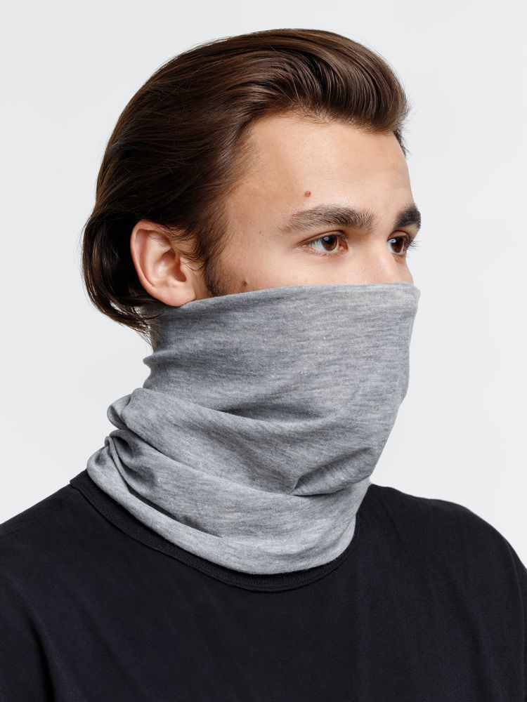 Многофункциональная бандана Dekko, серый меланж — изображение 9