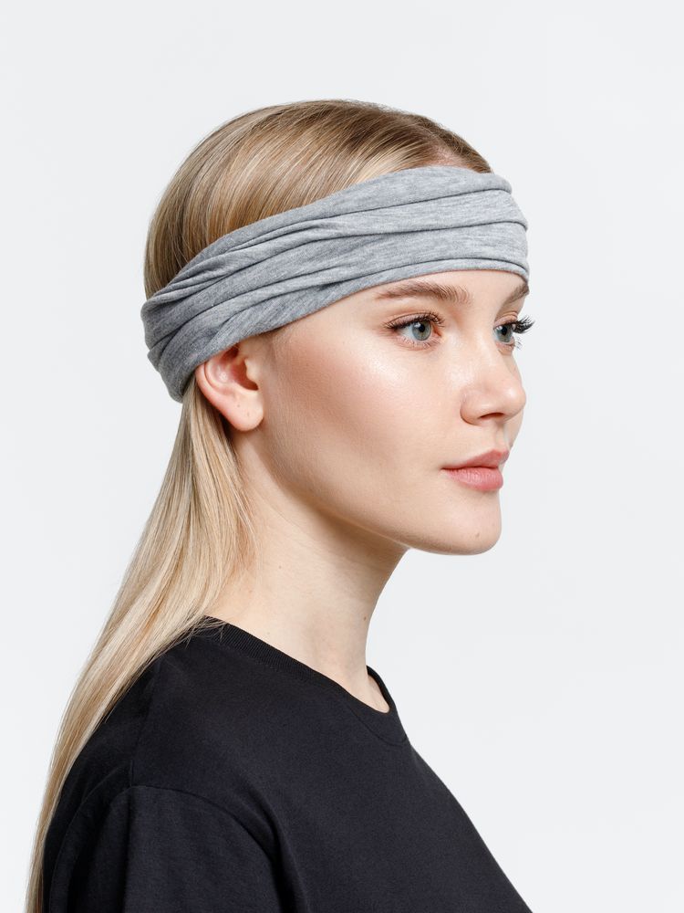 Многофункциональная бандана Dekko, серый меланж — изображение 10