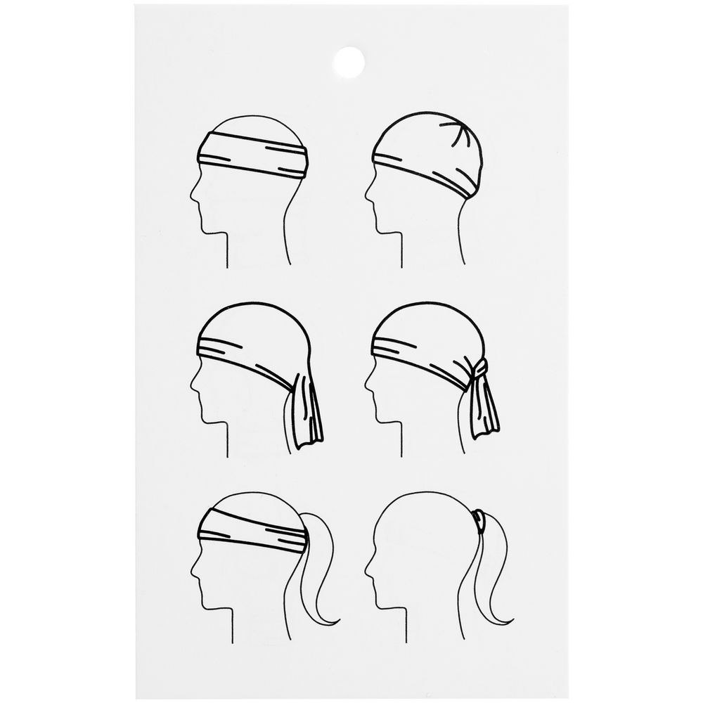 Многофункциональная бандана Dekko, белая — изображение 4