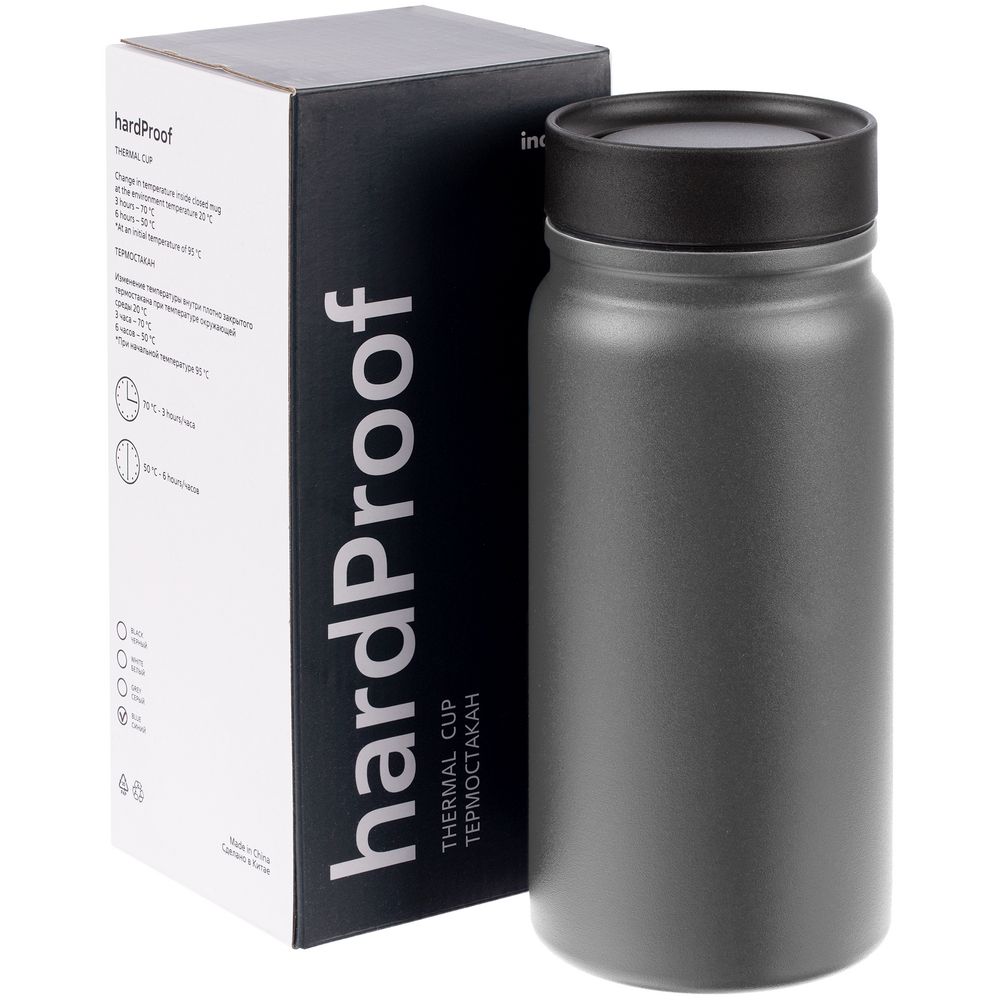 Термостакан Hardproof, серый — изображение 10
