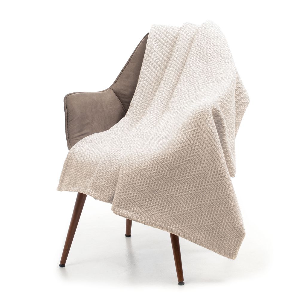 Плед Murcia XL, бежевый — изображение 4