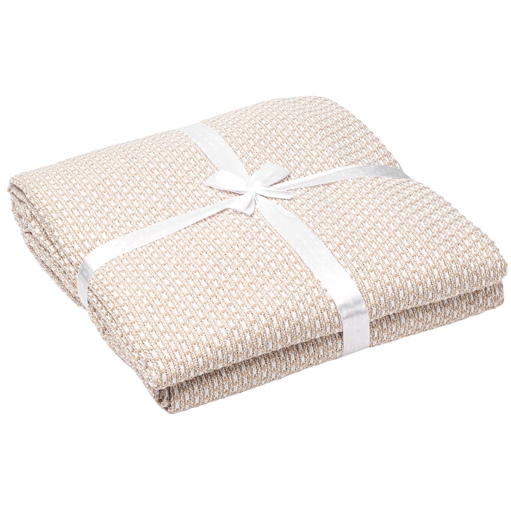 Плед Murcia XL, бежевый — изображение 3