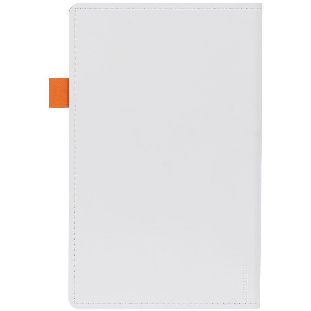 Ежедневник White Shall, недатированный, белый с оранжевым — изображение 4