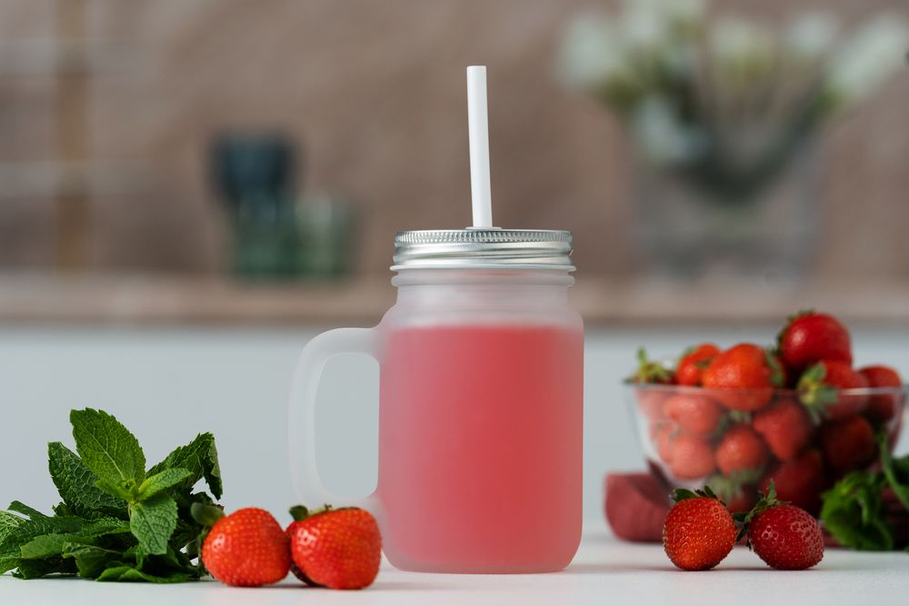 Банка для коктейлей Shake It Baby под сублимацию, матовая — изображение 6