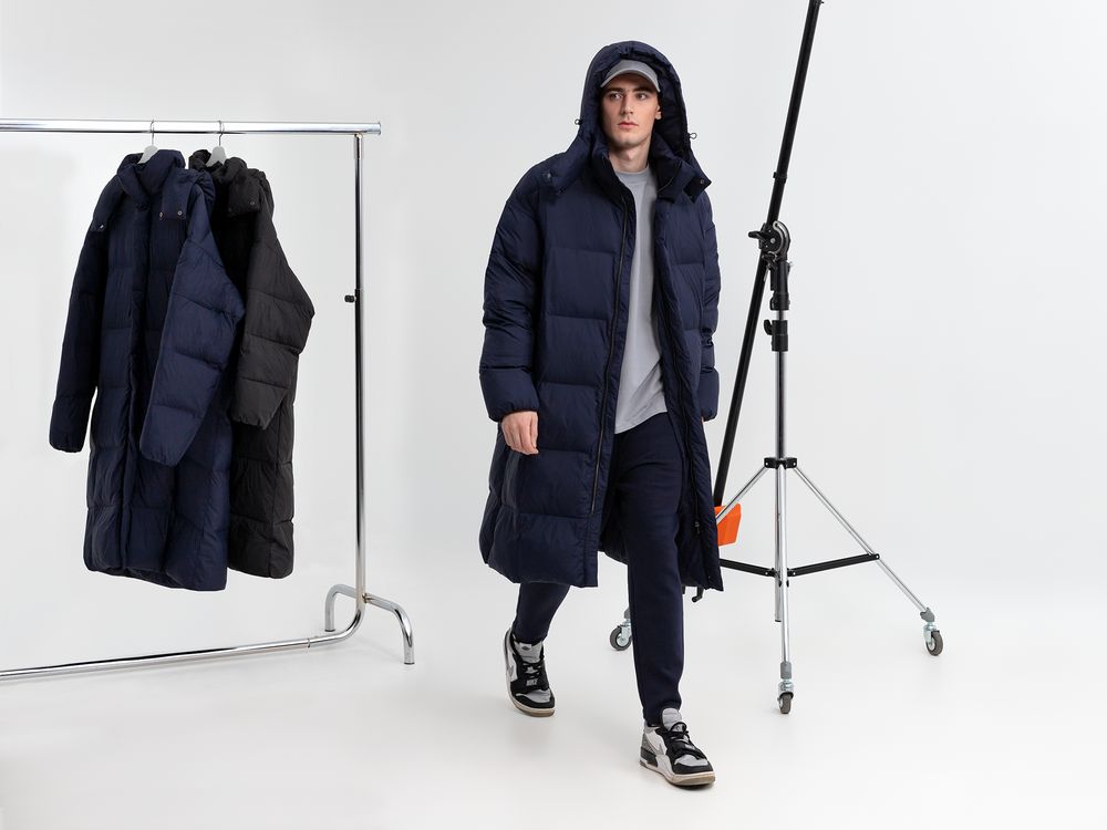 Пуховик унисекс Kapsula, серый — изображение 21