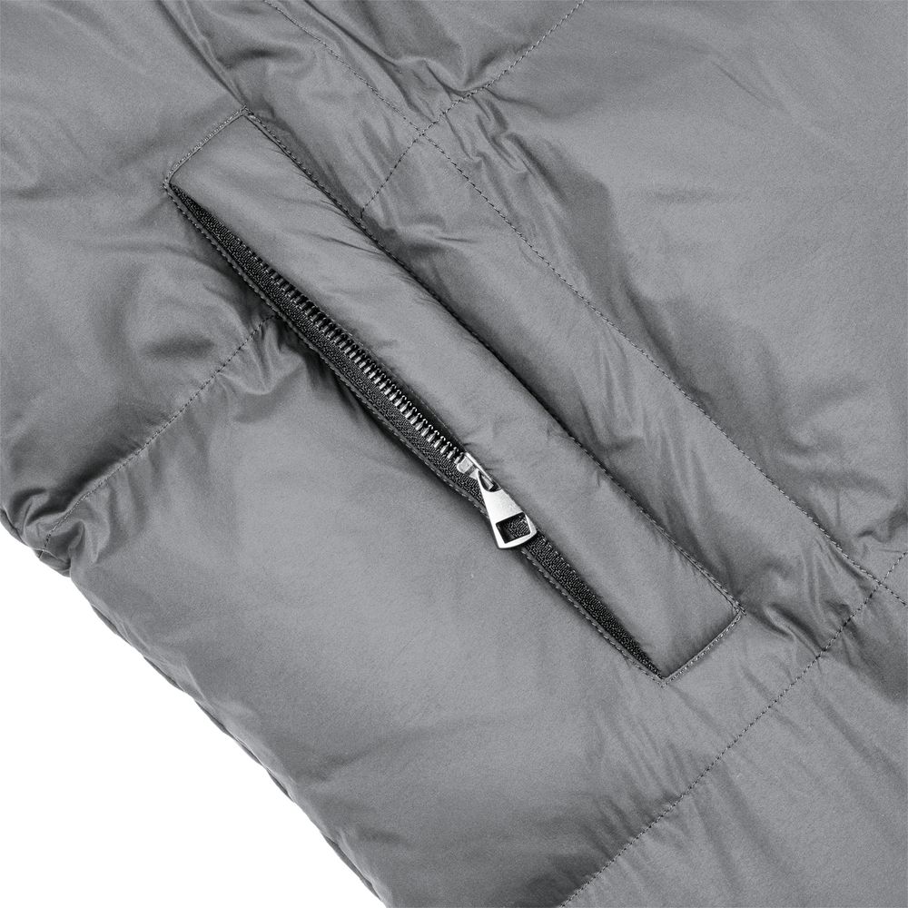 Пуховик унисекс Kapsula, серый — изображение 10