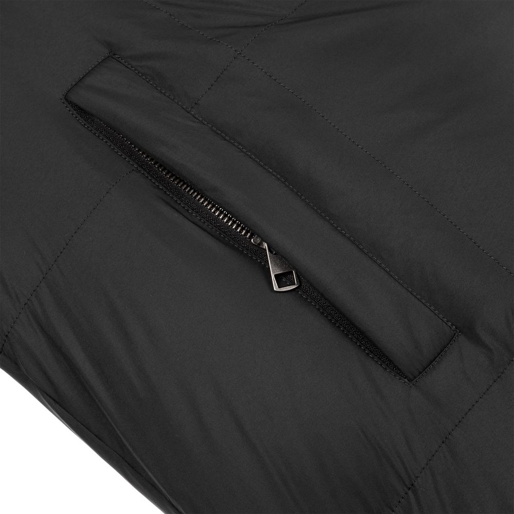 Пуховик унисекс Kapsula, черный — изображение 10