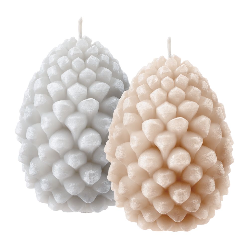 Свеча Homemate Cone, серая — изображение 4