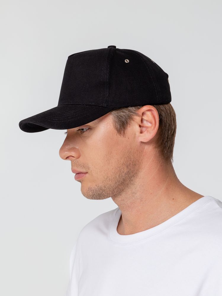 Бейсболка Standard, черная — изображение 6