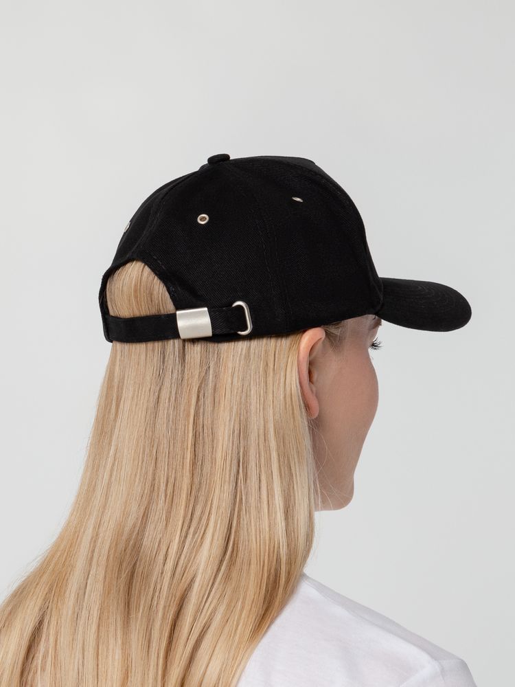 Бейсболка Standard, черная — изображение 9