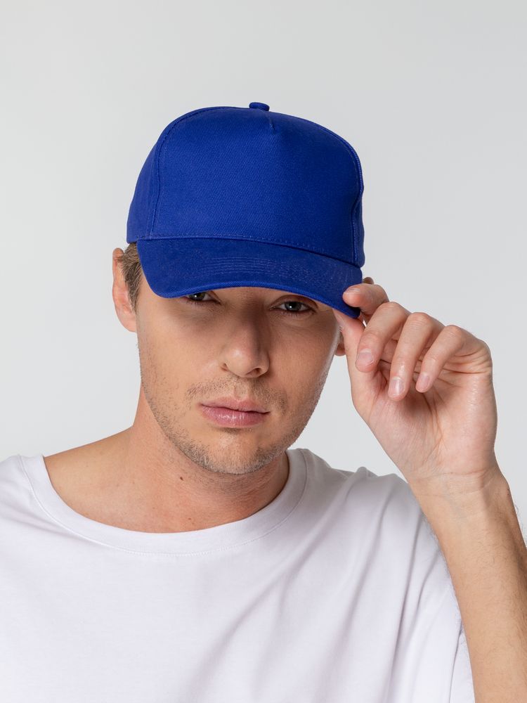 Бейсболка Standard, ярко-синяя — изображение 5