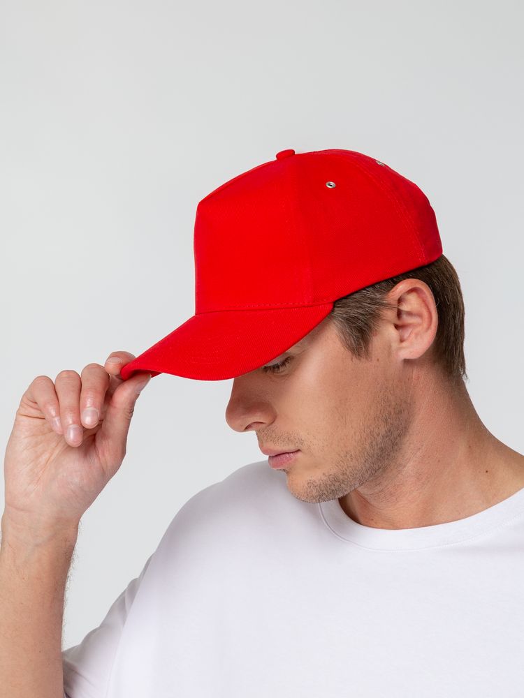 Бейсболка Standard, красная — изображение 6