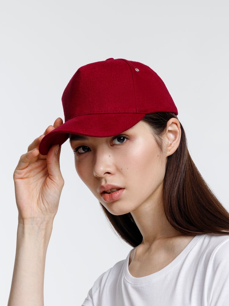 Бейсболка Standard, бордовая — изображение 5