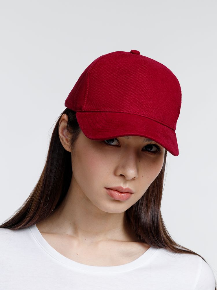 Бейсболка Standard, бордовая — изображение 6