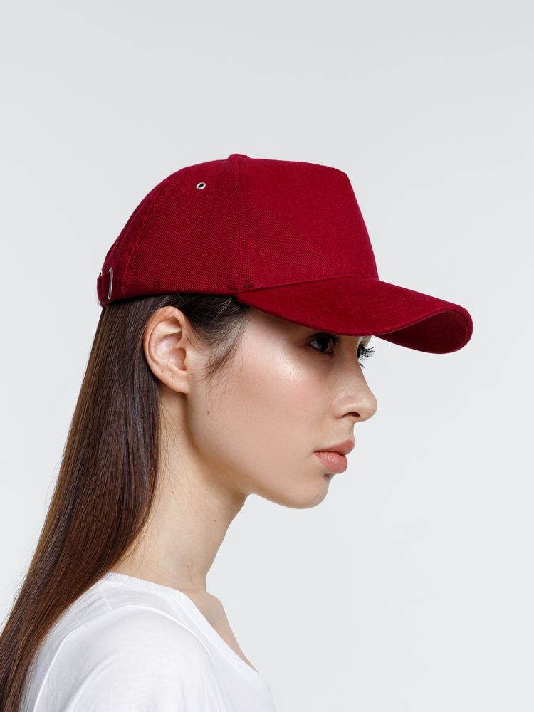 Бейсболка Standard, бордовая — изображение 7