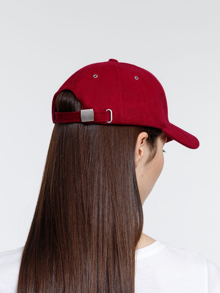 Бейсболка Standard, бордовая — изображение 8