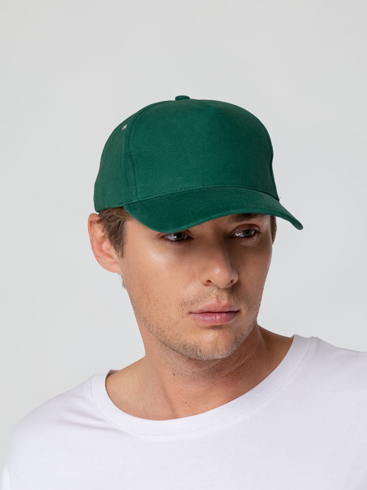 Бейсболка Standard, темно-зеленая — изображение 7
