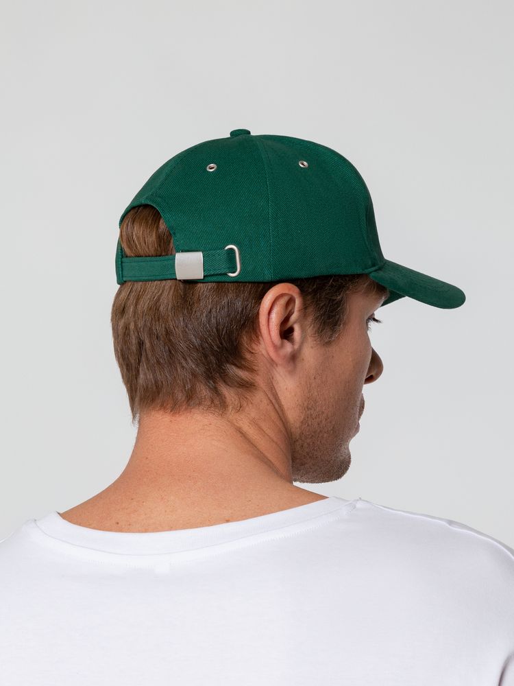 Бейсболка Standard, темно-зеленая — изображение 9
