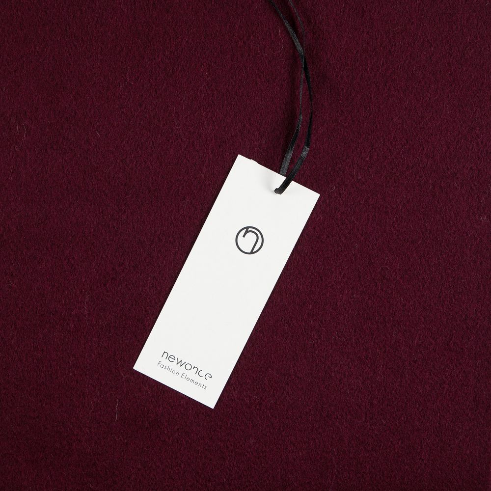 Шарф Noble, бордовый — изображение 5