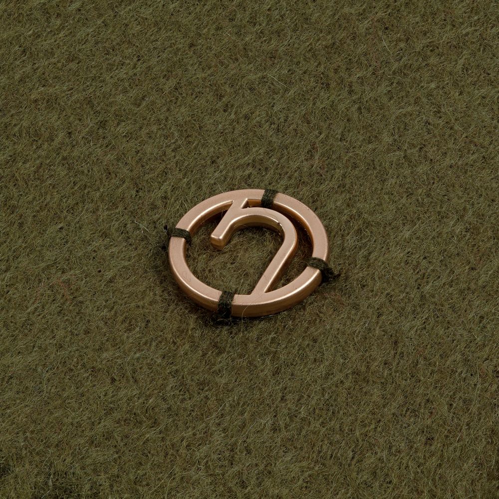 Шарф Graceful, зеленый (оливковый) — изображение 4