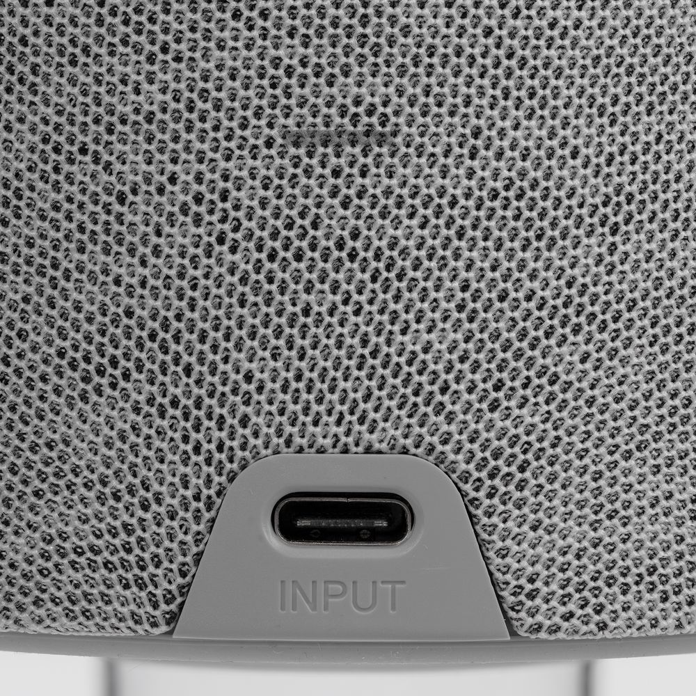 Колонка c беспроводной зарядкой и подсветкой Charge House, серая — изображение 12