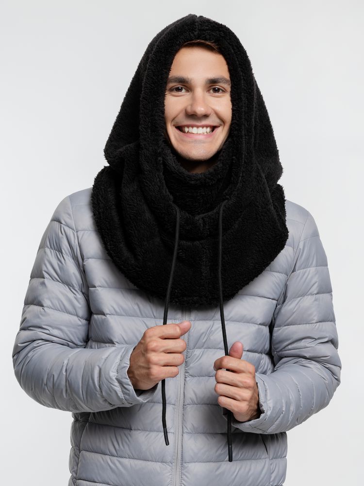 Балаклава-капюшон Flocky, черная — изображение 4