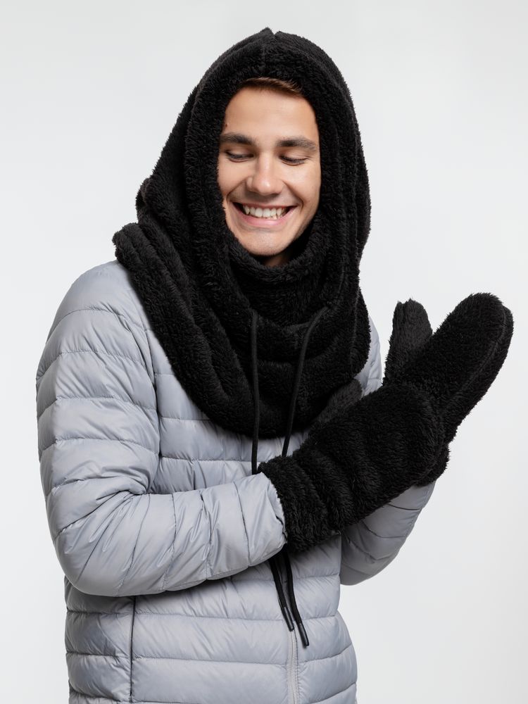 Варежки Flocky, черные — изображение 5