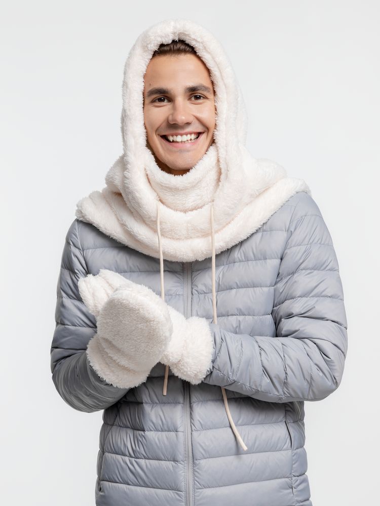 Варежки Flocky, молочно-белые — изображение 5