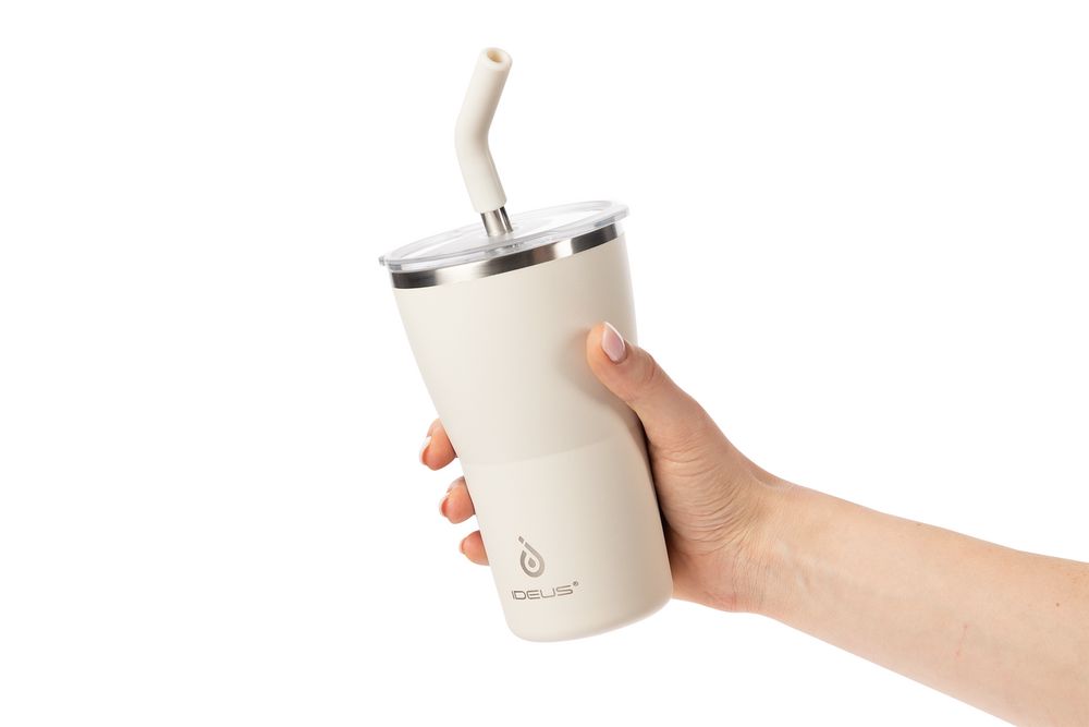 Термостакан Sapporo, белый (молочный) — изображение 11