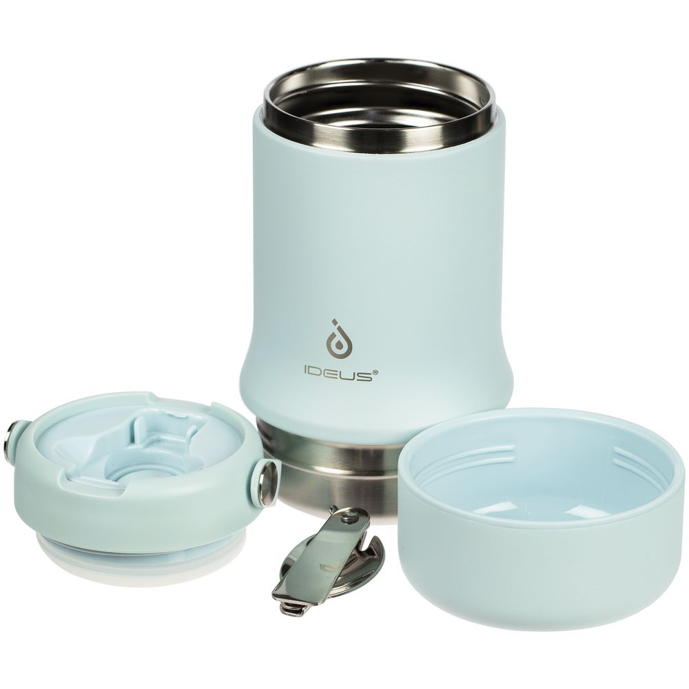 Термос для еды Tabenodo, голубой — изображение 10