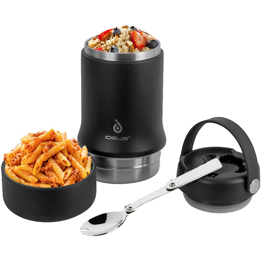 Термос для еды Tabenodo, черный — изображение 13