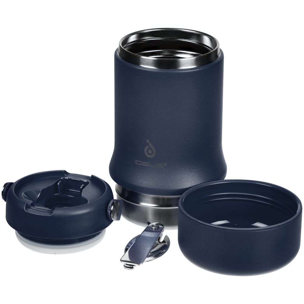 Термос для еды Tabenodo, темно-синий — изображение 7