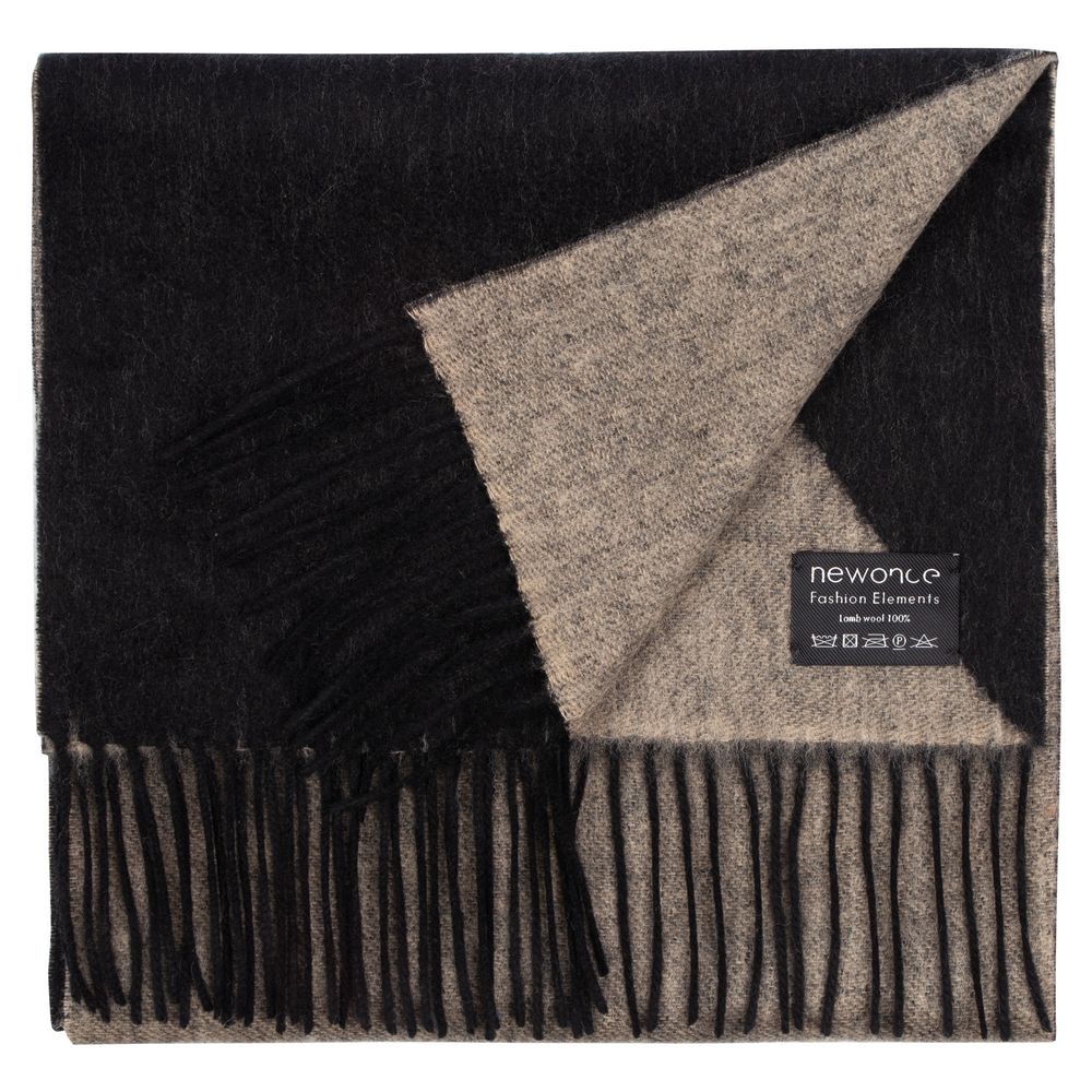 Шарф Charming, черный с бежевым — изображение 4