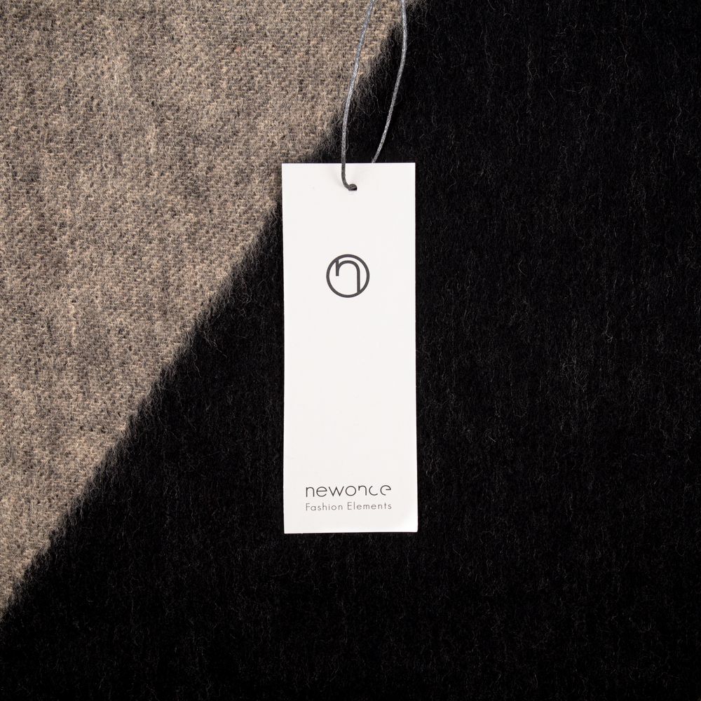 Шарф Charming, черный с бежевым — изображение 7