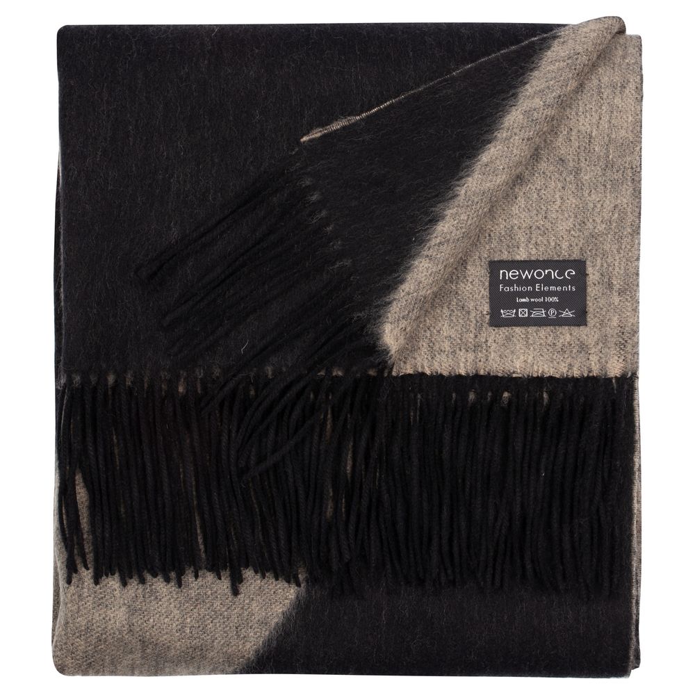 Палантин Charming, черный с бежевым — изображение 4