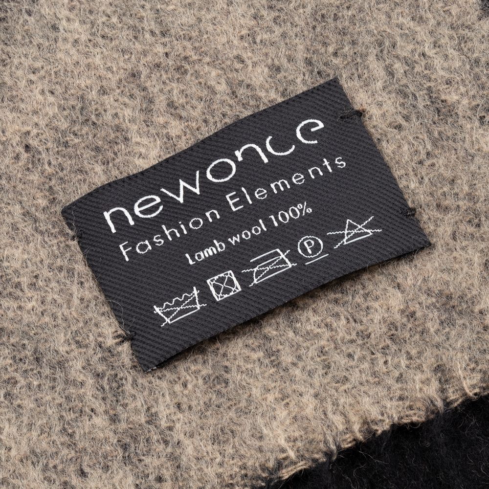 Палантин Charming, черный с бежевым — изображение 9