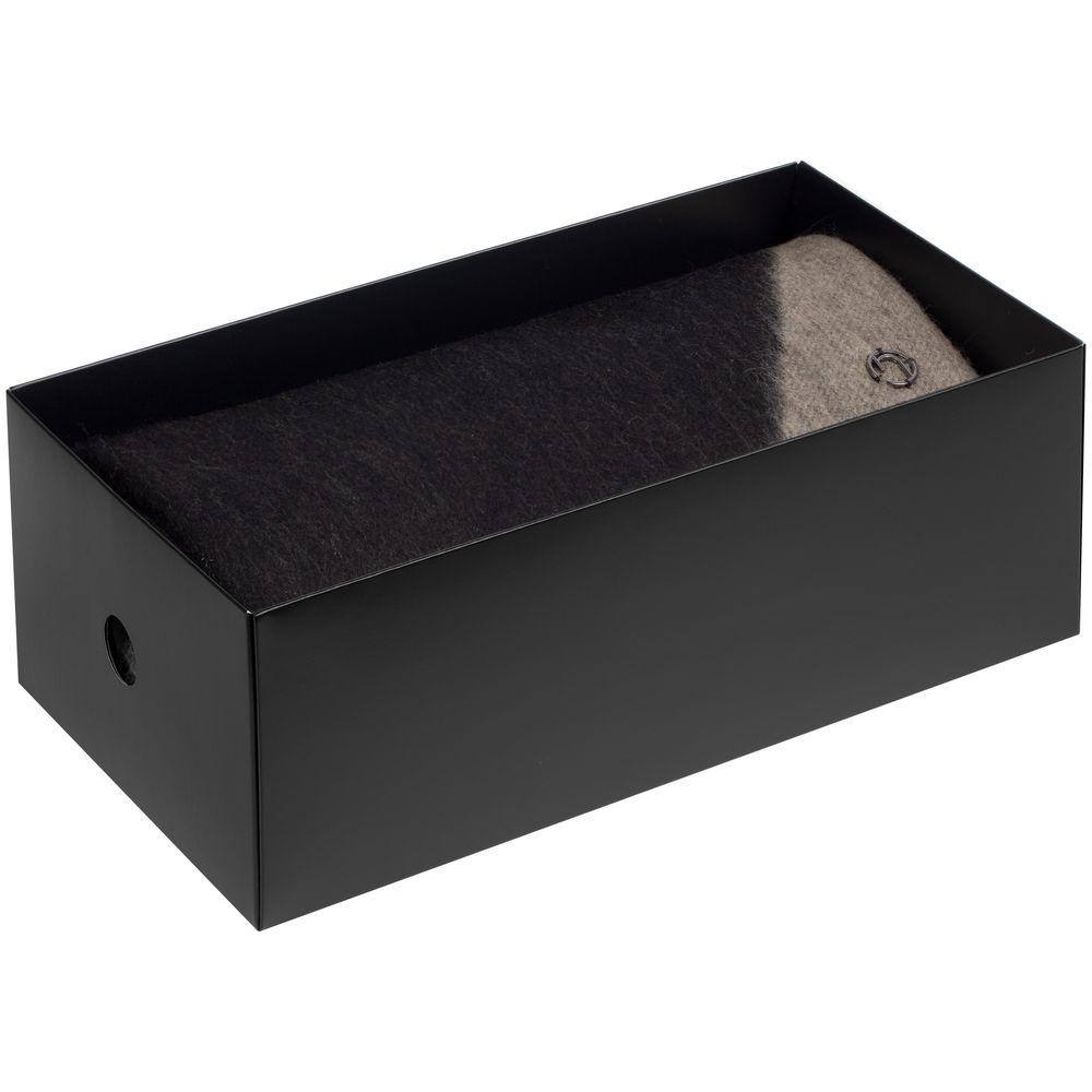 Палантин Charming, черный с бежевым — изображение 12