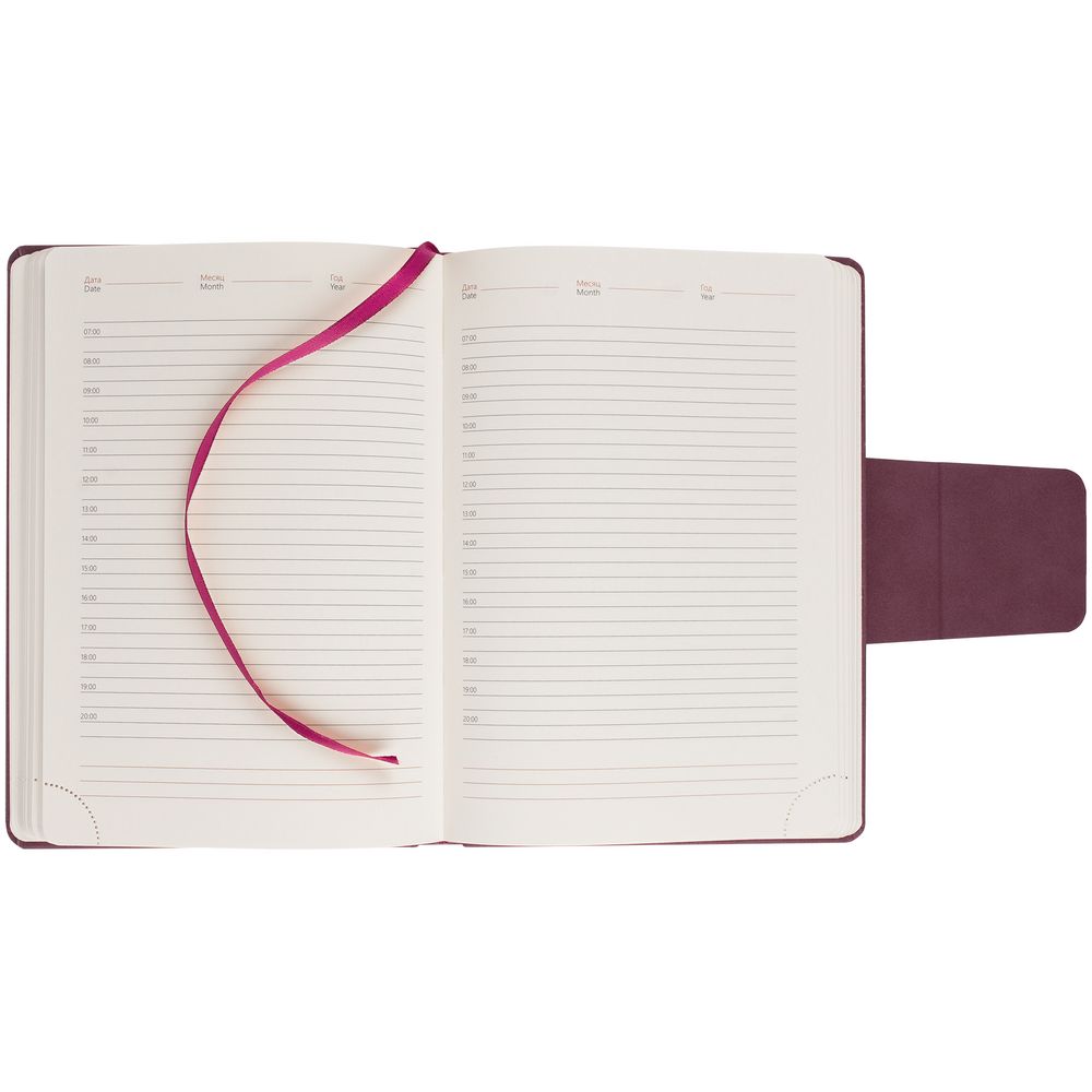 Ежедневник Capital, недатированный, бордовый — изображение 7