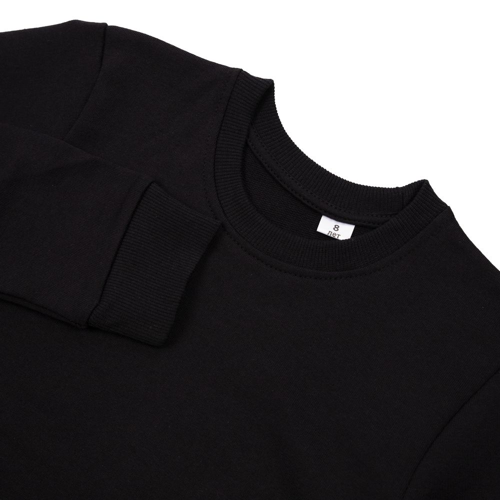 Свитшот детский Simpler, черный — изображение 4