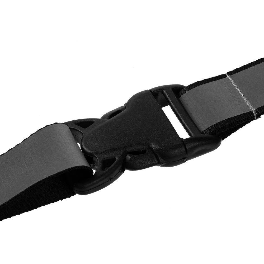 Лента светоотражающая Interlevel, черная с серым — изображение 5