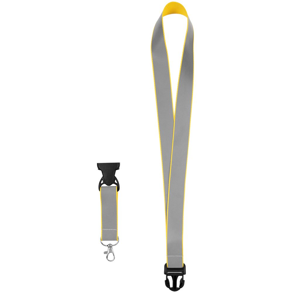 Лента светоотражающая Interlevel, желтая с серым — изображение 4