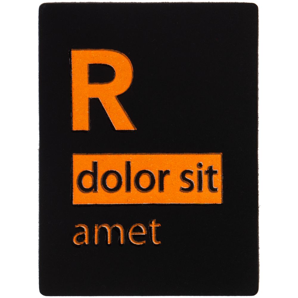 Лейбл Listra SoftTouch, черный — изображение 4