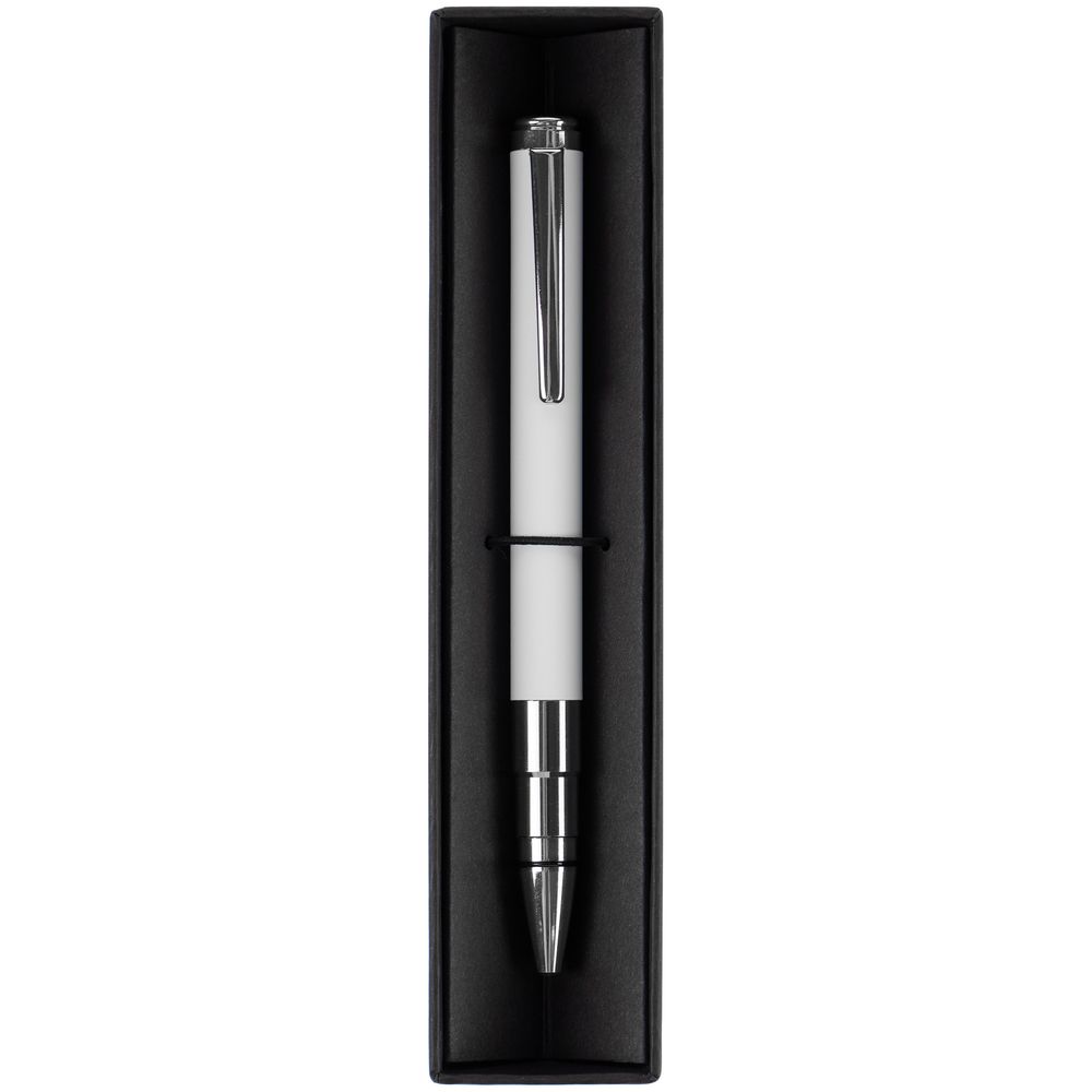 Ручка шариковая Kugel Chrome, белая — изображение 3