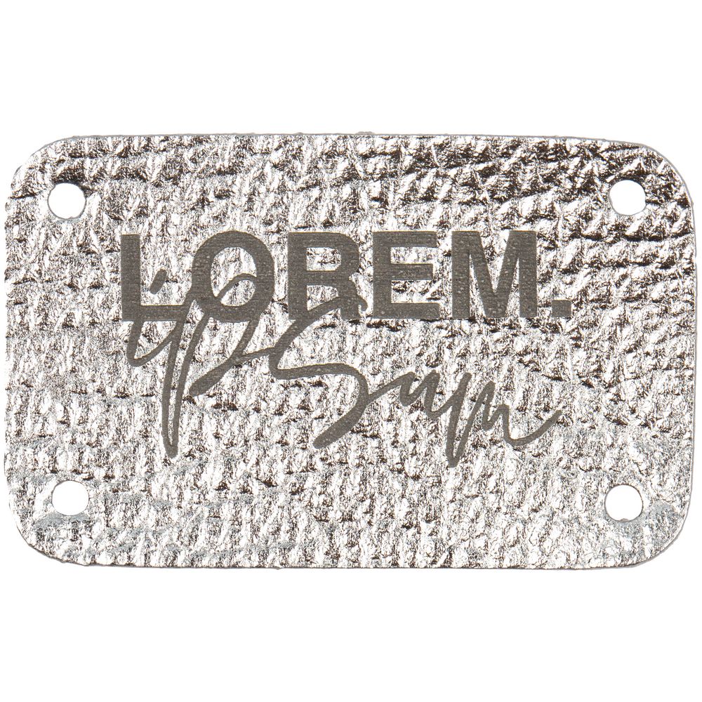 Лейбл Corolla Metal, S, серебряный — изображение 4