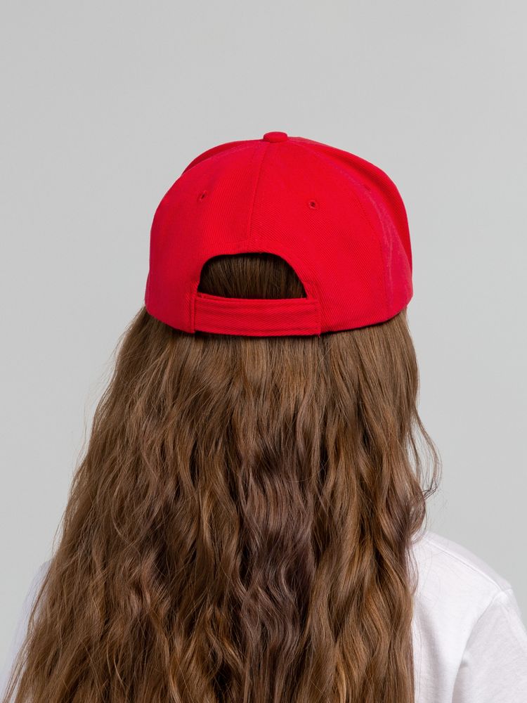 Бейсболка детская Standard Kids, красная — изображение 9