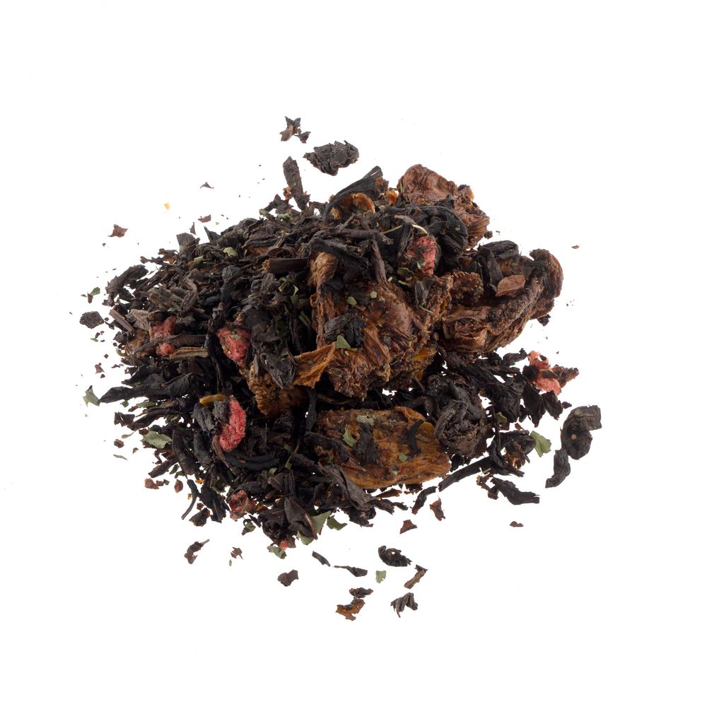 Чай «Сокочай», черный с ананасом, клубникой и мятой — изображение 4