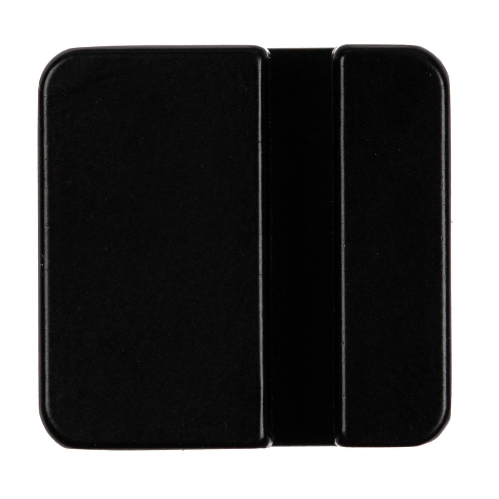 Квадратный шильдик на резинку Epoxi, черный — изображение 3