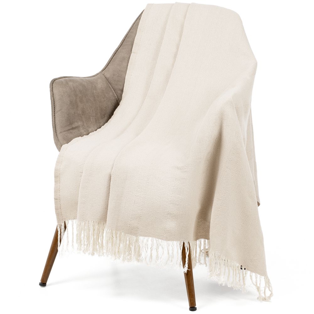 Плед «Сенеж», бежевый — изображение 3